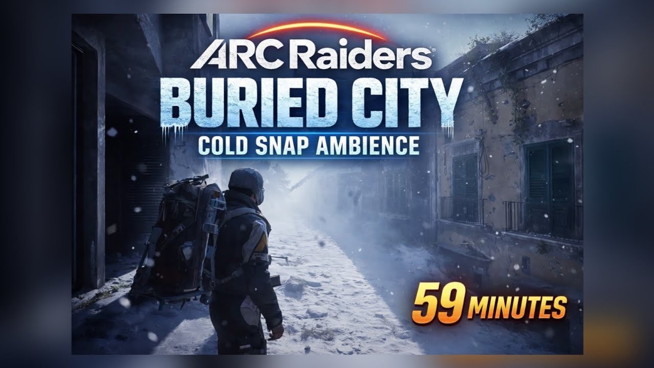 ArcRaiders 1hour of Ambience of buried city for sleep, work, study background sound