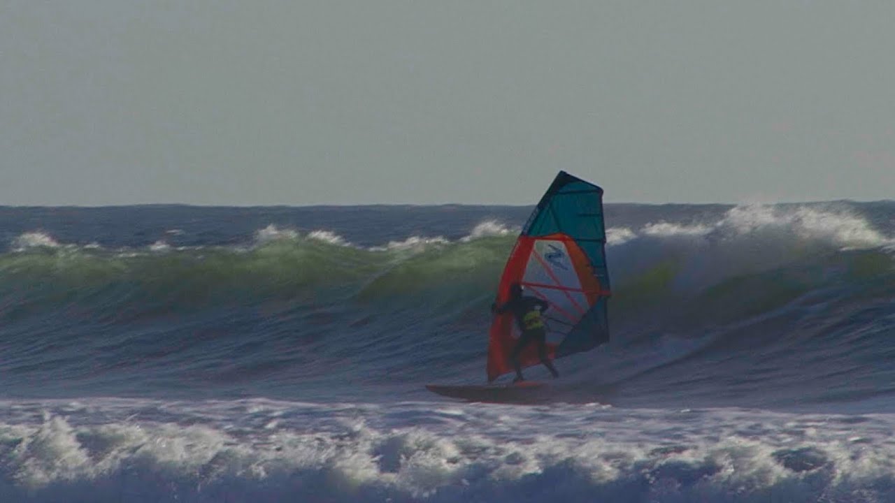Cold Hawaii California Windsurfing - Float and Ride Condition January 23rd 2021