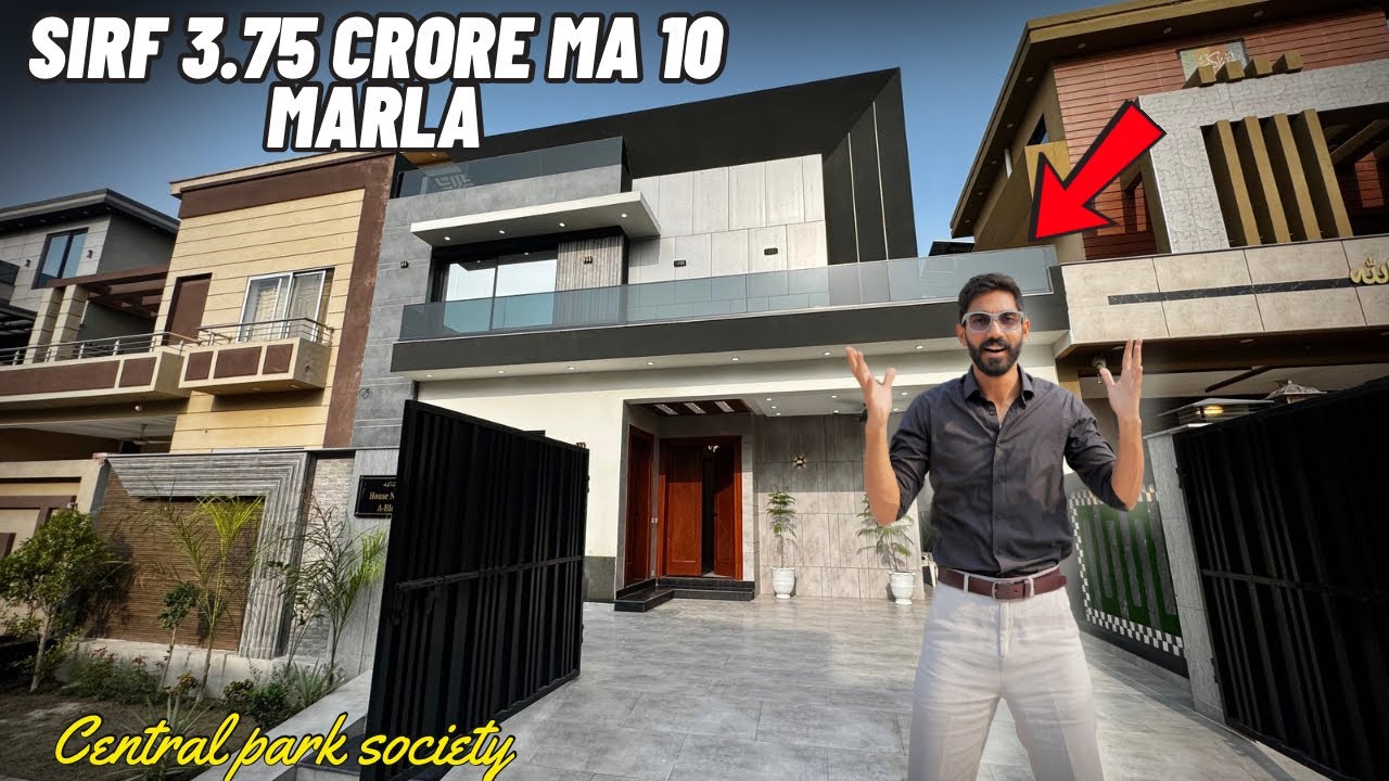 10 Marla LUXURIOUS HOUSE in 3.75 Crores in Central Park Housing Lahore