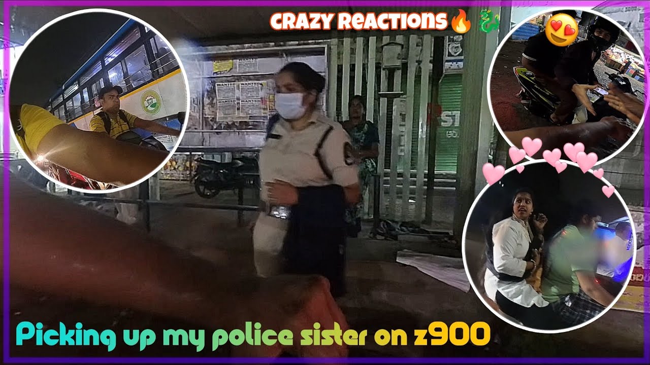 Z900 Brother–Sister Ride Leaves Public Speechless!💀👌#z900  @vamshi m7