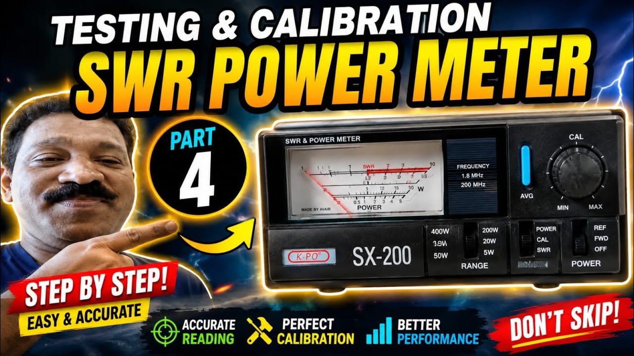 SWR POWER METER: Testing and Calibration Part 4
