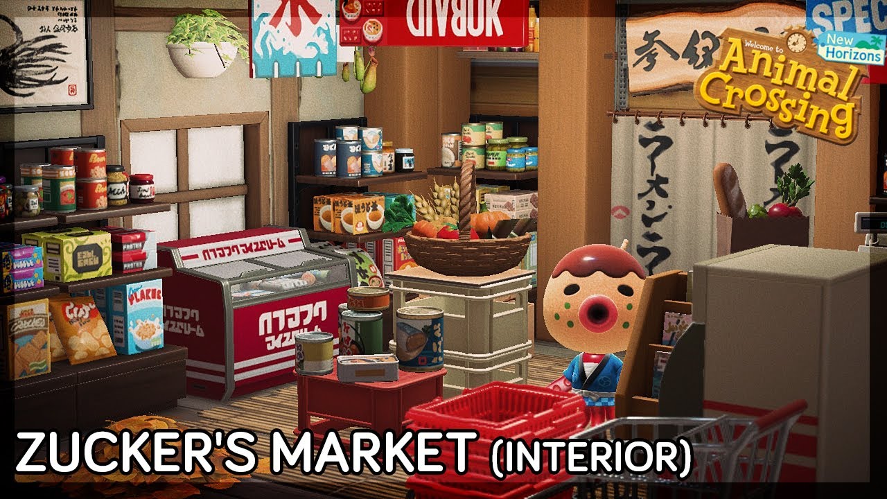 Let's decorate Zucker's market 🍧🍜 // Japanese island // Animal Crossing New Horizons Speed Build