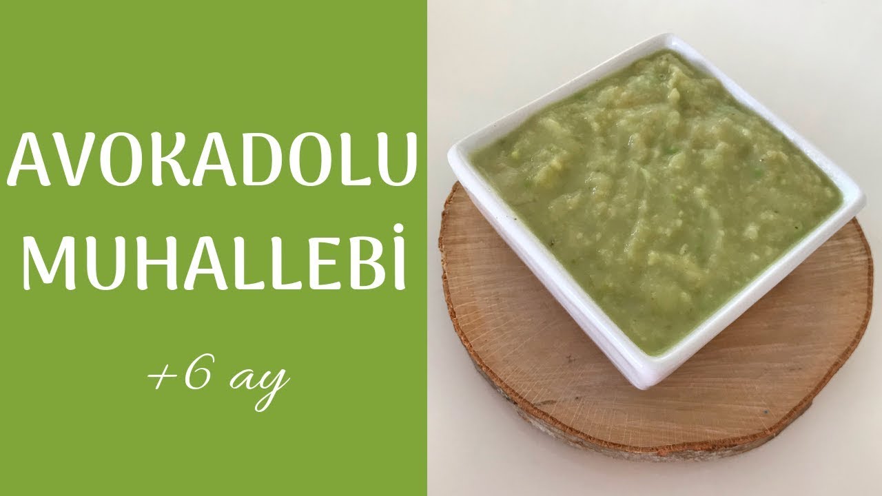 BEBEKLERE AVOKADOLU İRMİKLİ MUHALLEBİ TARİFİ | BEBEKLERE MEYVELİ MUHALLEBİ NASIL YAPILIR?