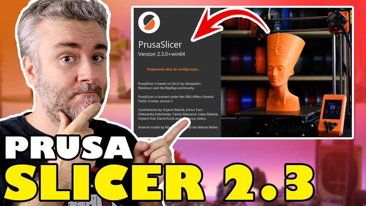 Configure sua IMPRESSORA 3D no fatiador PRUSA SLICER 2.3