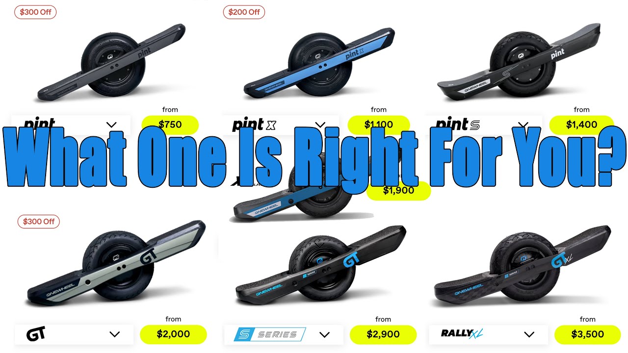 What ONEWHEEL is right for you to buy?