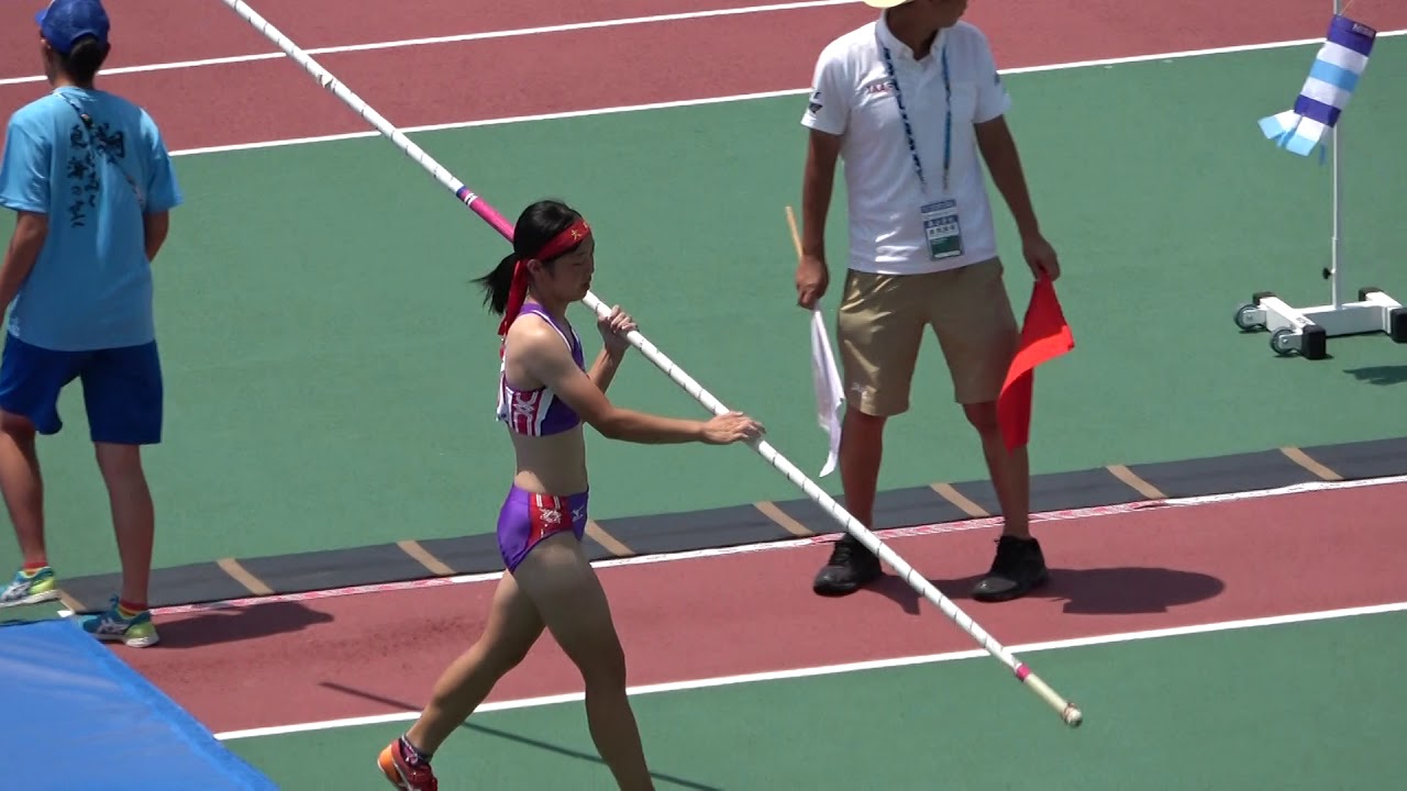 2018年IH 陸上 女子 棒高跳び 決勝
