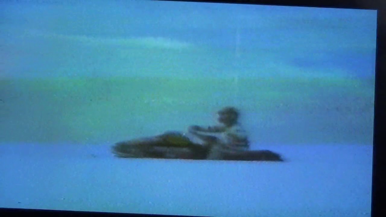 sn&ouml;skoter cross Njurunda 1985