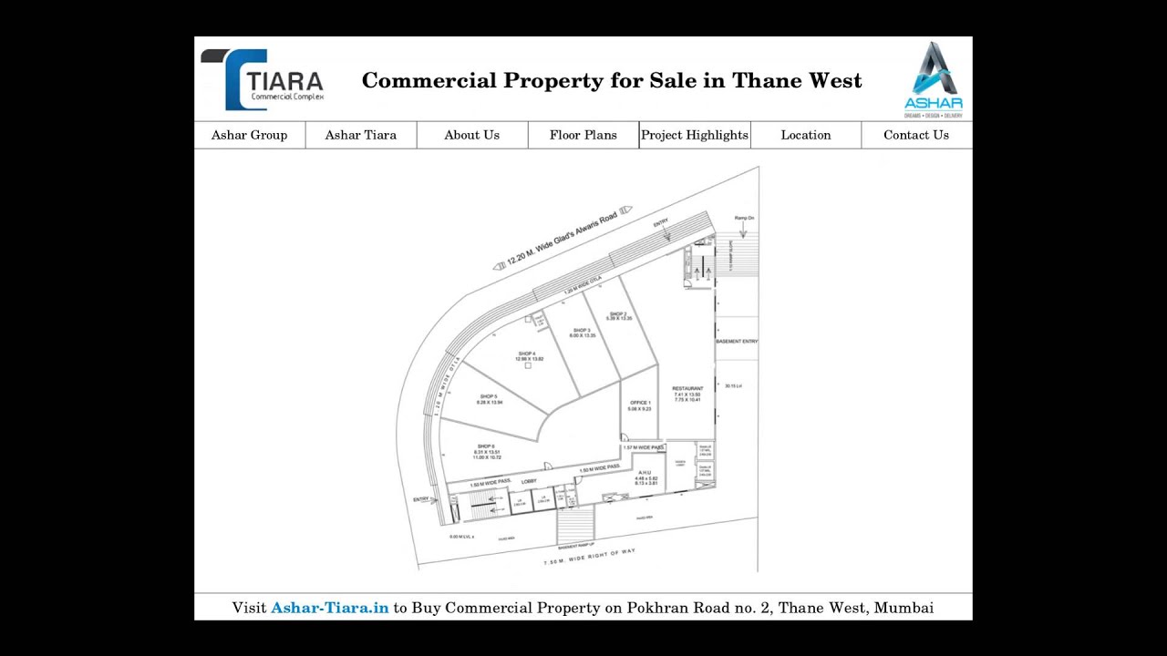 Commercial Property in Thane West for Sale - Ashar-Tiara.in
