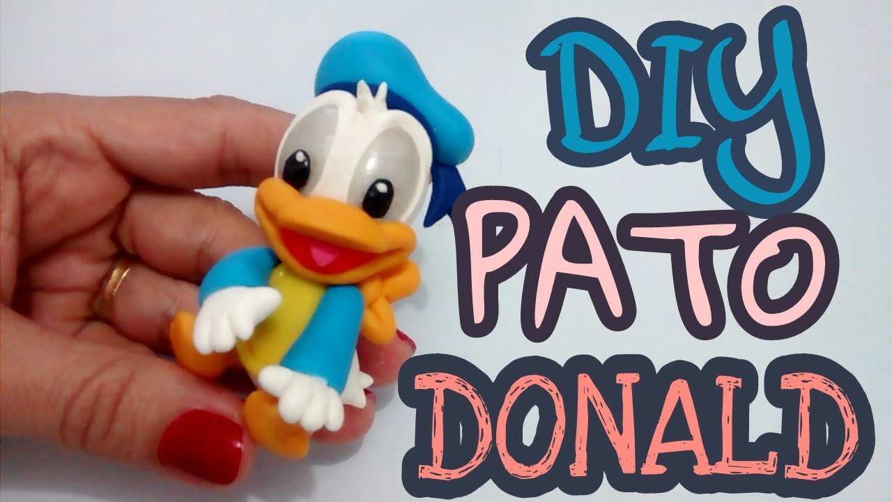 DIY; FAÇA VOCÊ MESMO 🚐 ( PATO DONALD BABY ) PORCELANA FRIA - COLD PORCELAIN - BISCUIT #luprestes