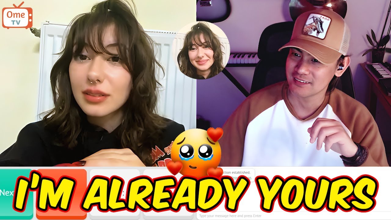 Bisexual Girl On Omegle Suddenly Became Straight With My Rizz 😎 | Ometv Turkey Server