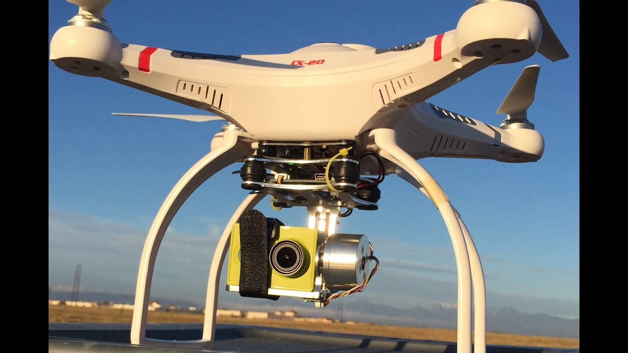 CHEERSON CX20 DJI PROPS LEGS AND CHEAP GIMBAL - BANGGOOD