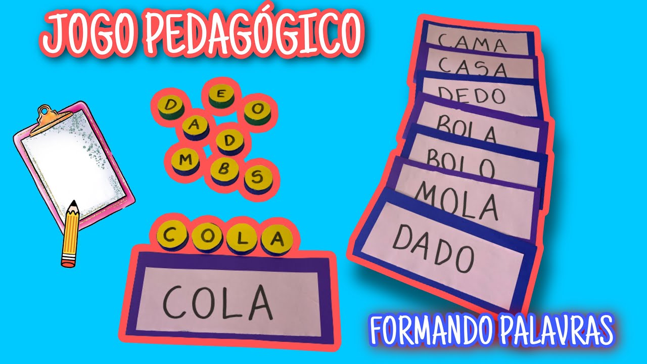 Jogo Pedagógico | Formando Palavras | Alfabetização
