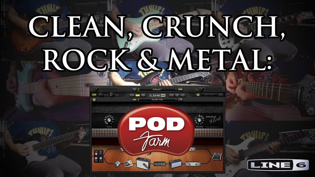 Clean, crunch, rock & metal: Pod Farm 2 by Line 6