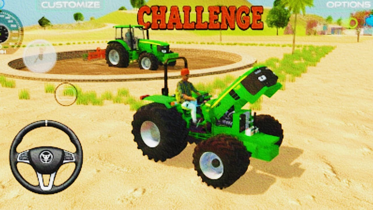 Today my tractor got stuck in a mud well.🤩 indian vehecal semuletor 3d 