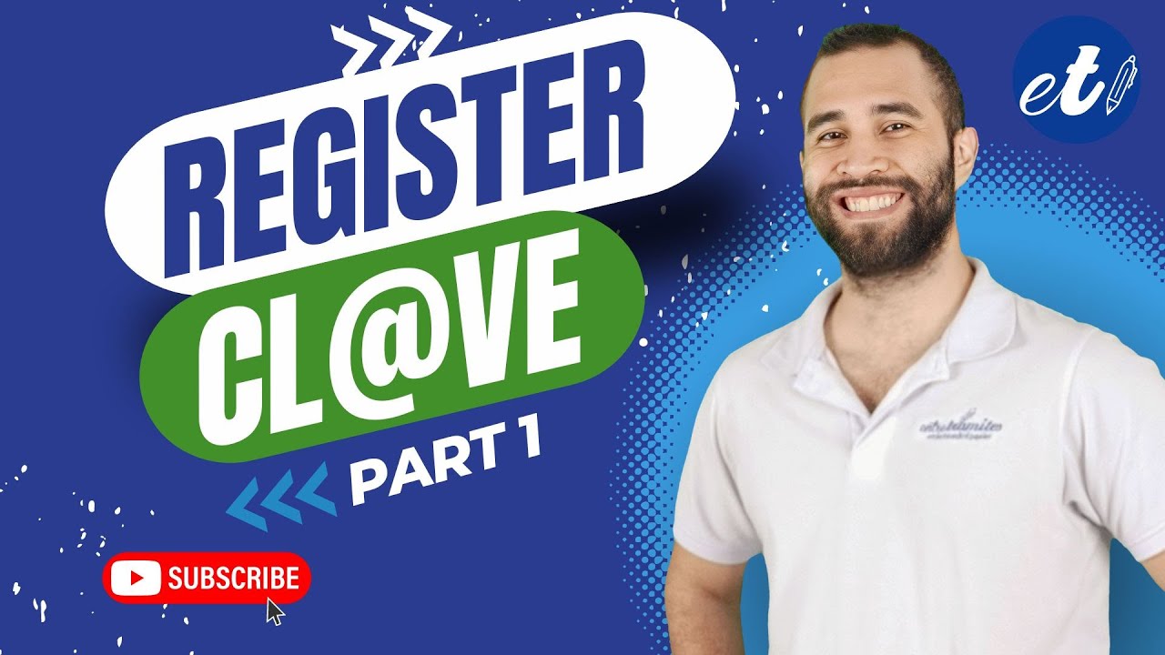 🖊 How to register in Cl@ve Step by Step - Invitation Letter Request (P. 1/2)