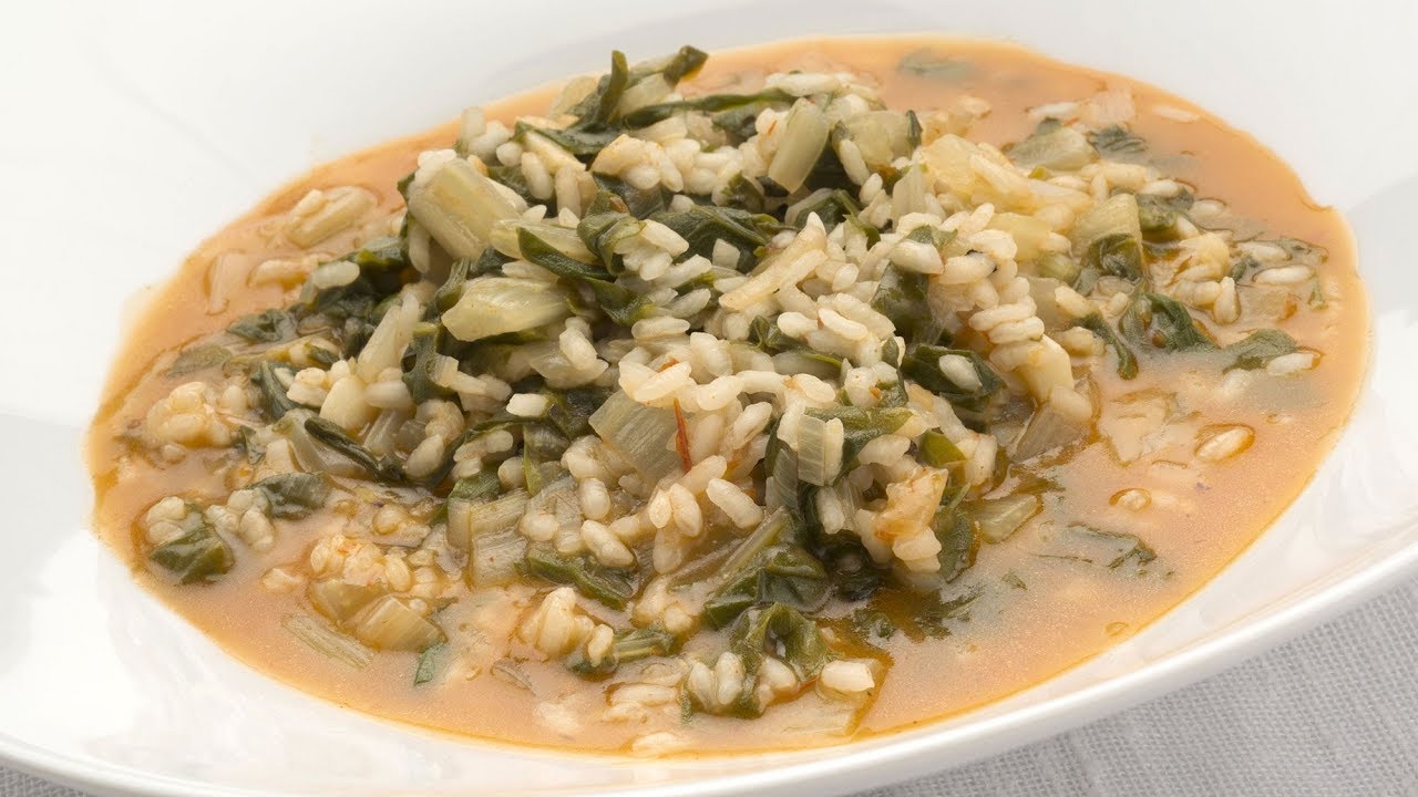 Receta de Acelgas con arroz de Karlos Arguiñano