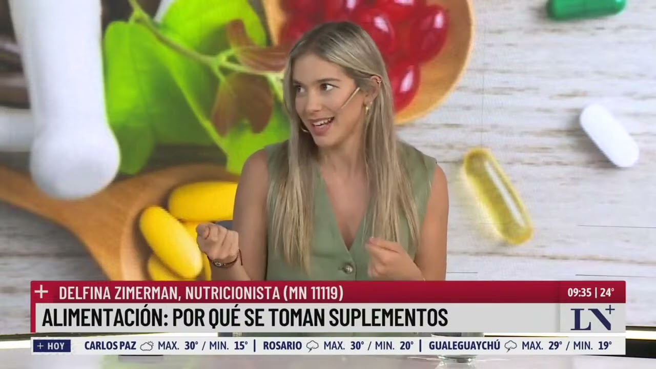Suplementos: la funci&oacute;n de los nutrientes esenciales con la nutricionista Delfina Zimerman