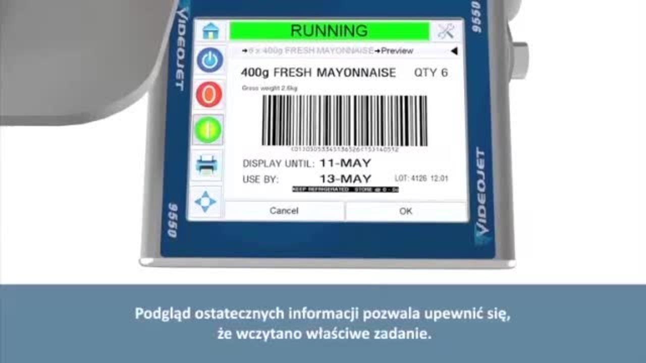 Technologia Intelligent Motion - etykieciarka 9550