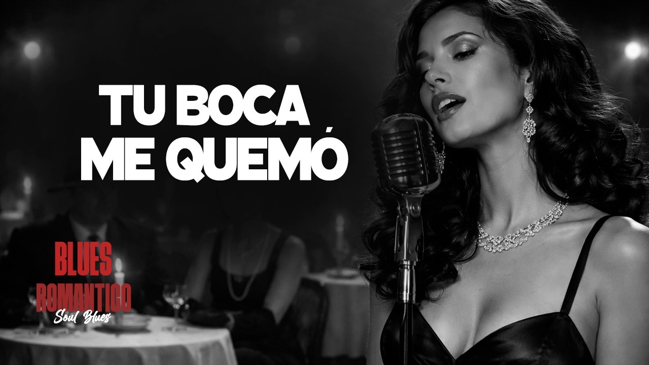 🎵 Tus Labios Ardían  - Blues Romántico - Soul Blues en Español - Spanish Blues