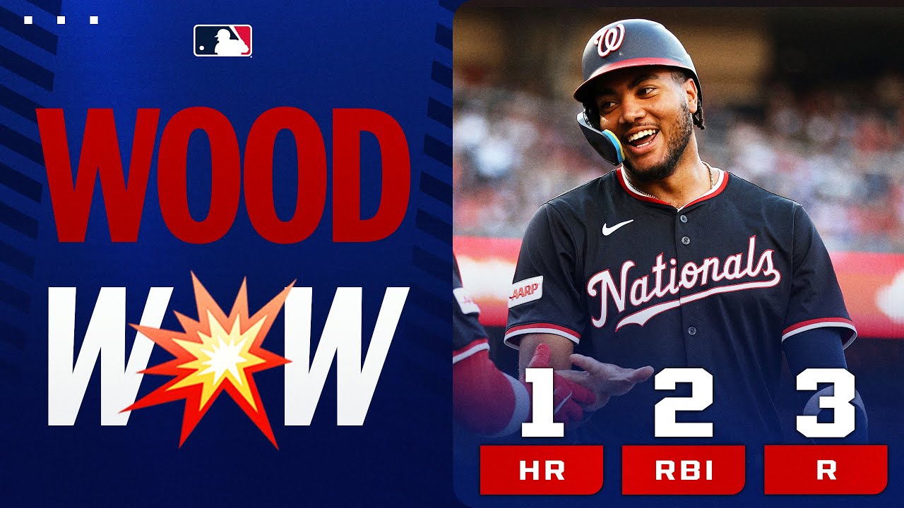 FIRST TIME! James Wood goes 5-for-5 with a home run!