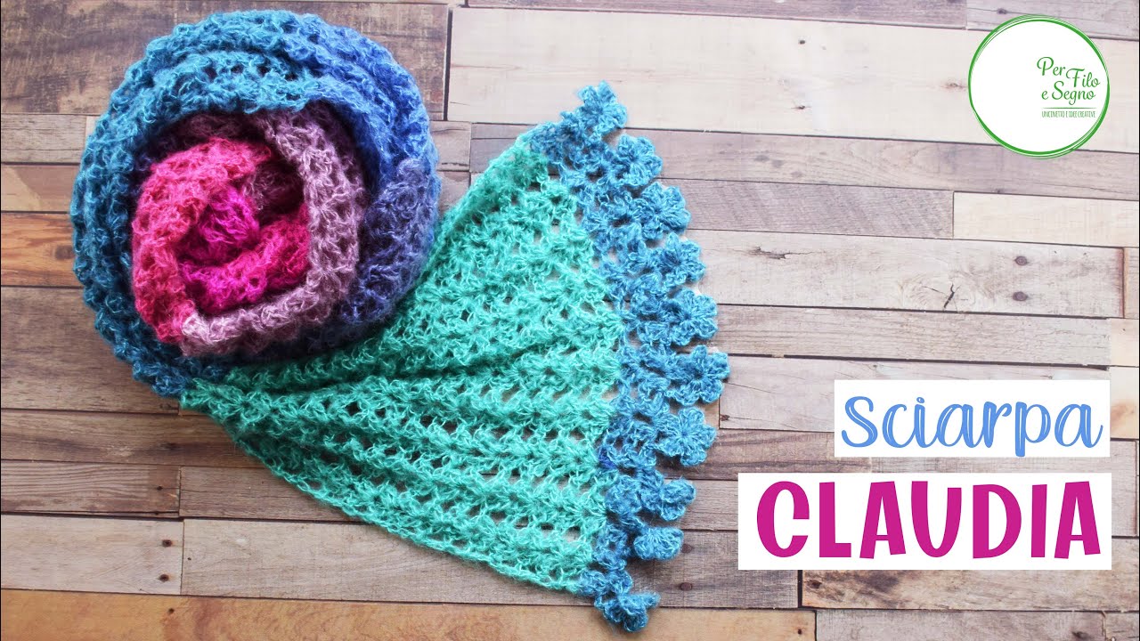 Tutorial - Sciarpa Claudia 🌸