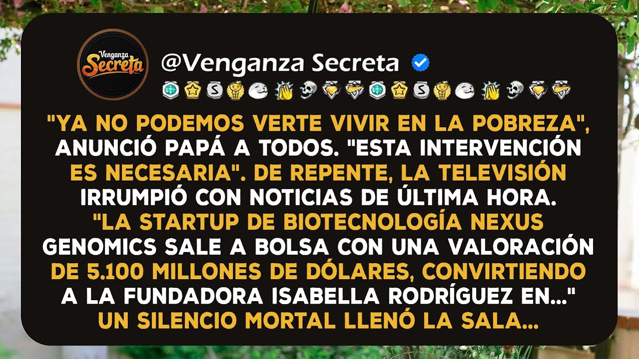 Mis padres convocaron una reunión familiar por mi 'pobreza', y luego Forbes anunció mi salida...