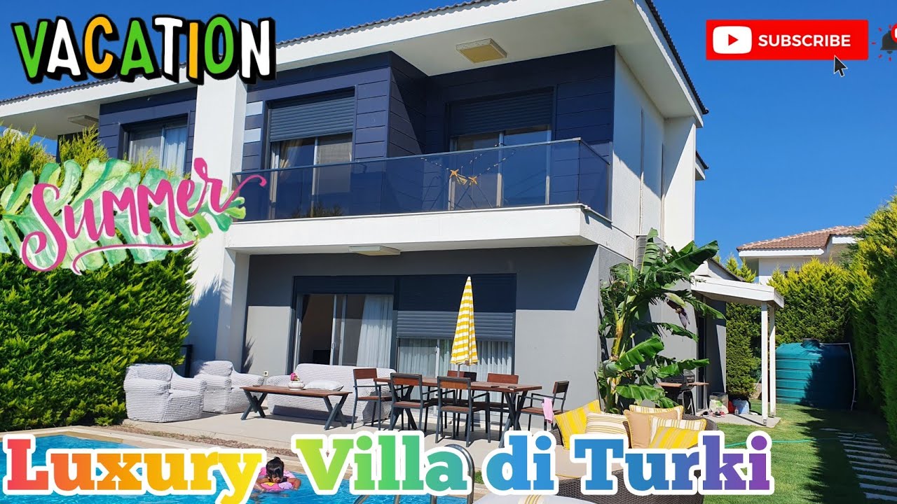 Luxury villa in alacati cesme || Holliday time 2021  #vlogholliday #reviewvilla #alacativilla