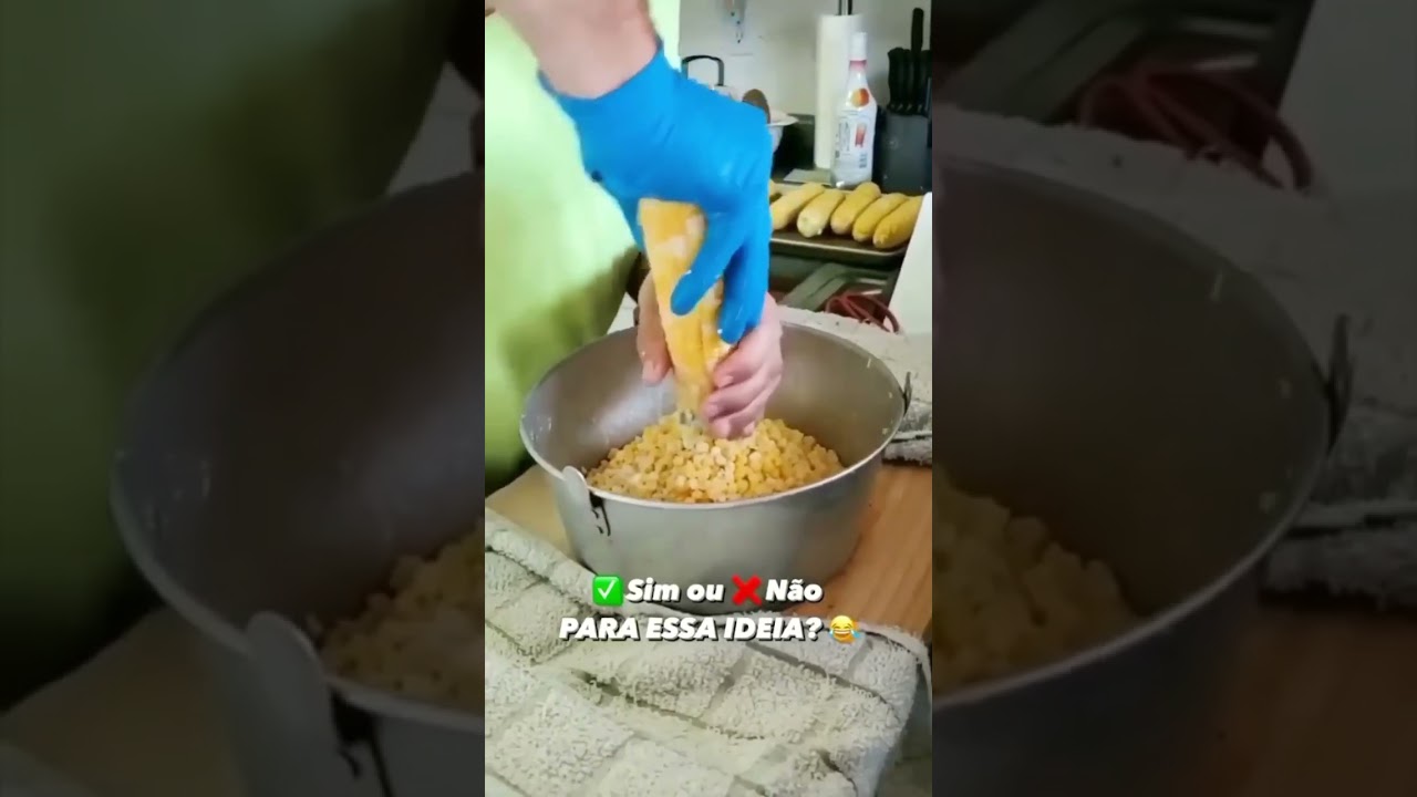 Como Debulhar Milho Verde R&aacute;pido e F&aacute;cil.
