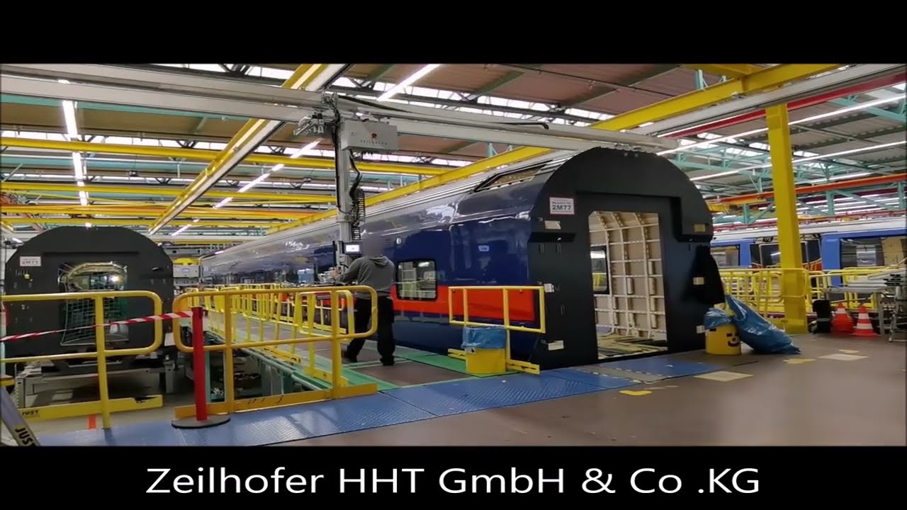 Zeilhofer Hubachse ZH90: Einbau von Zugfenstern / Installation of train windows