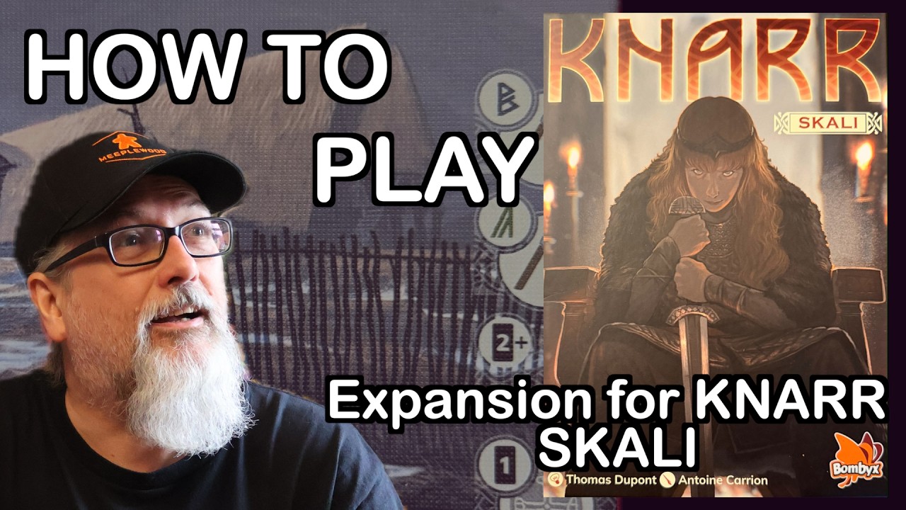 Как играть в дополнение к настольной игре KNARR the Viking: Skali | Thomas Dupont | Bombyx