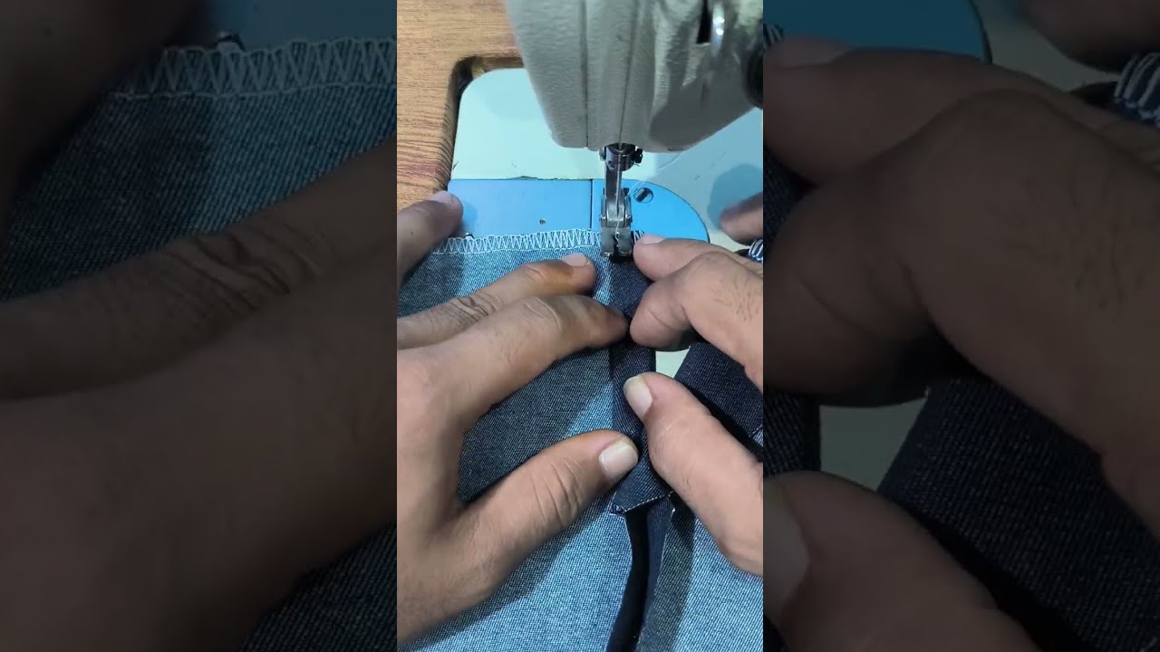 teknik menjahit belahan
