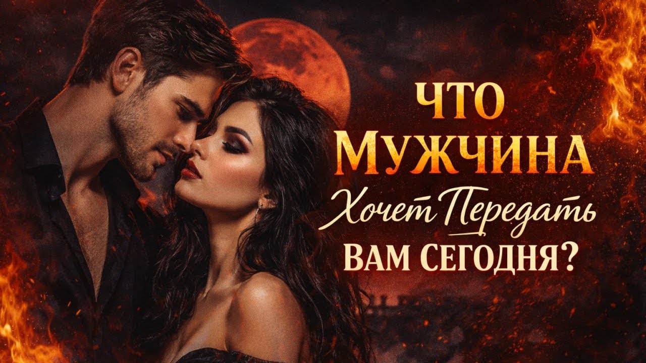 ♥️ Что мужчина хочет передать вам сегодня? 🔥 Раслад таро