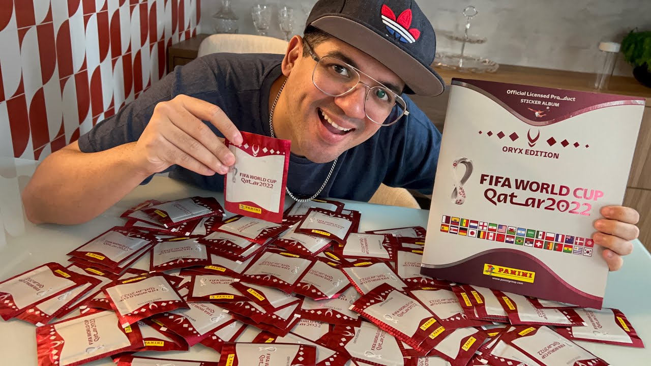 ABRINDO 100 PACOTES DE FIGURINHAS DA COPA ORYX EDITION! (Figurinhas raras e diferentes?)