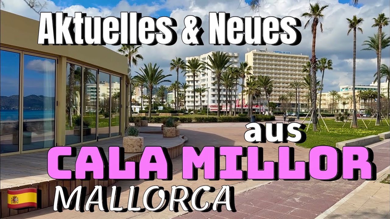 Cala Millor🌴🏖️MALLORCA island New BEACH & PROMENADE🩷SHOPPING🩷update 🇪🇸spain #mallorca #travel #vlog