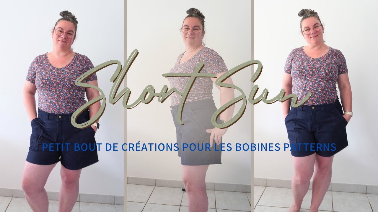 PAS À PAS SHORT SUN @lesbobinespatterns8949LES BOBINES PATTERNS #couture