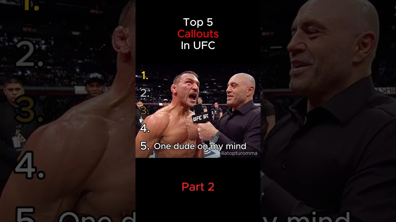Top 5 UFC Callouts (Part 2)