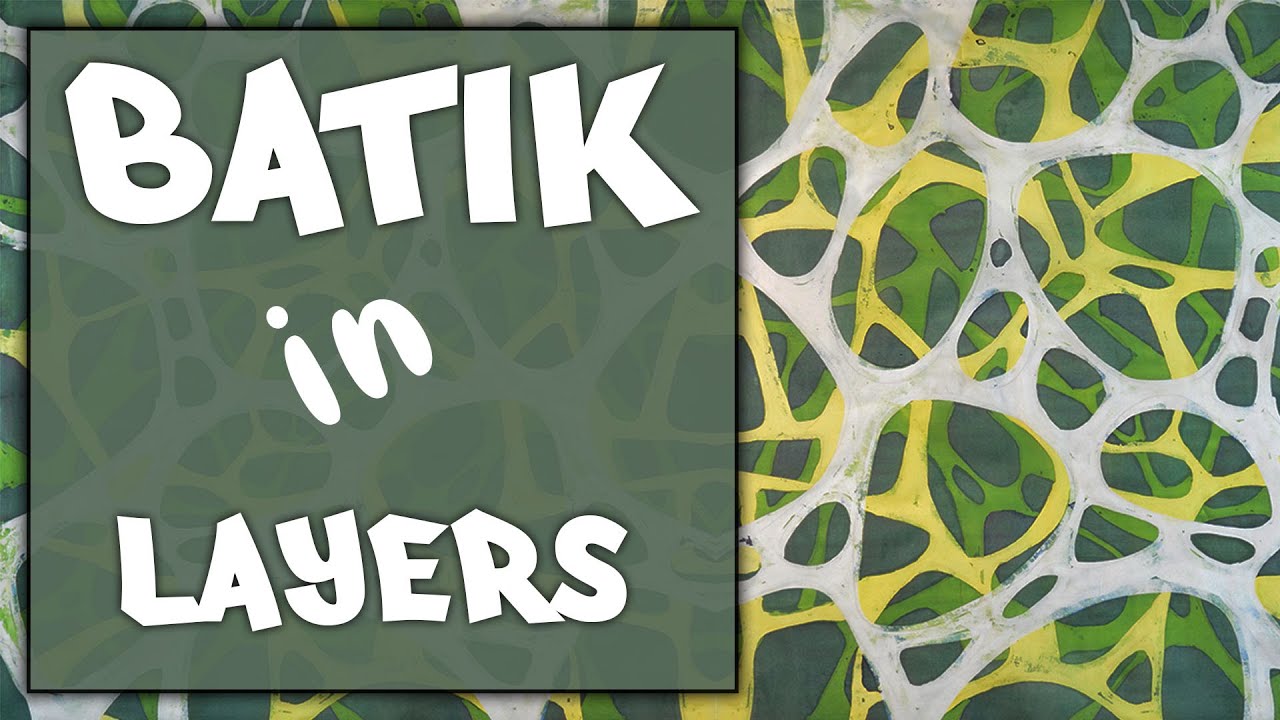 Voronoi Design with Layered Wax | Batik and Silk Painting Tutorial