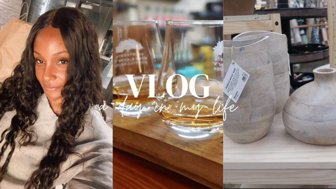 VLOG: ROAD TRIP / VISITING A WHISKEY DISTILLERY / WORLD MARKET / PEACH COBBLER #marriedlife