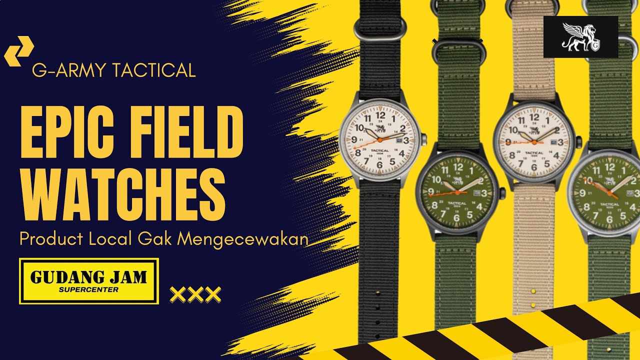 5 Kelebihan Jam Tangan G-Army Tactical Field watches Buatan Lokal