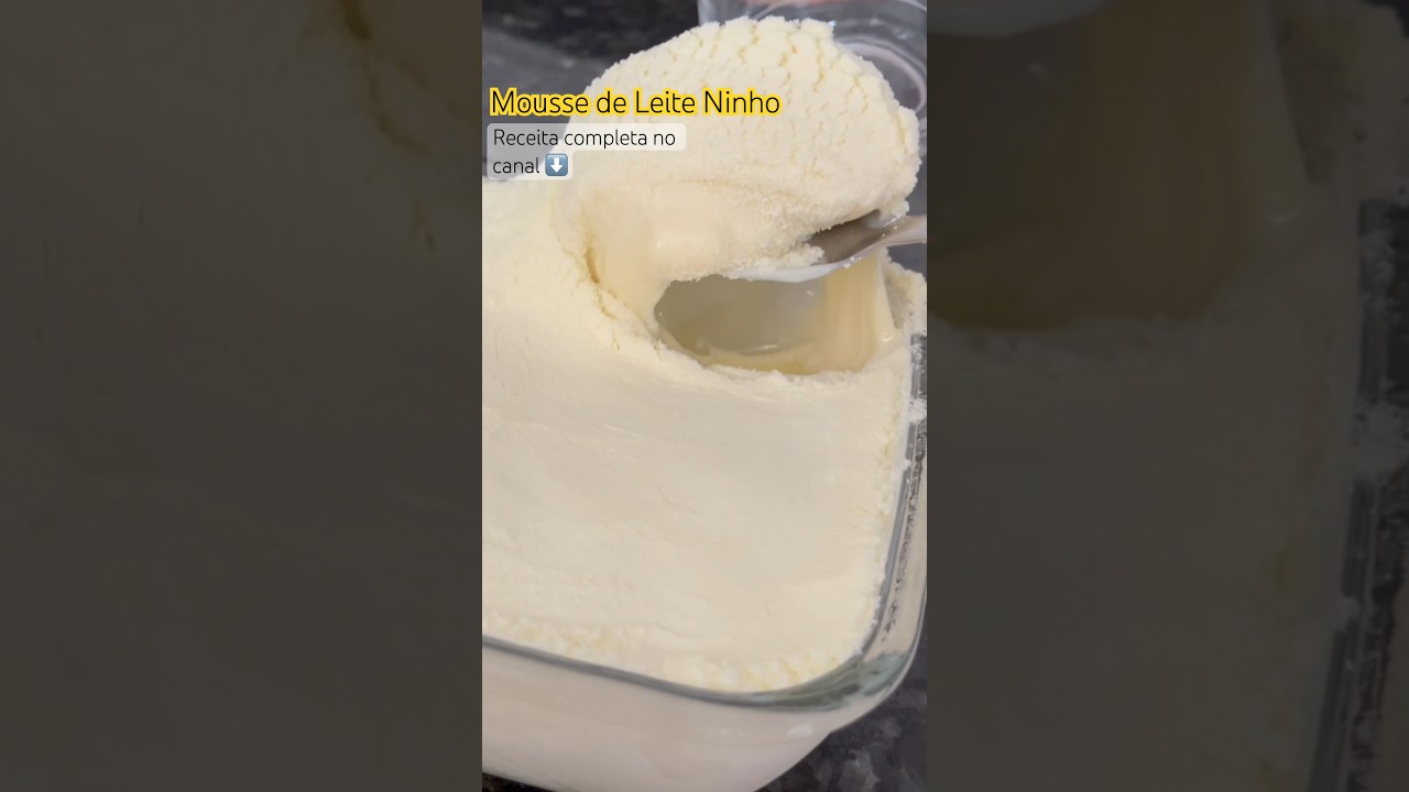 Mousse de Leite Ninho #shorts