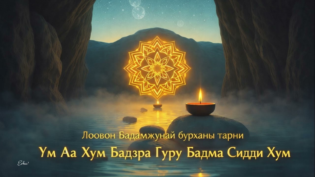 Лоовон Бадамжунай бурханы мантра 🌸 Лянхуа (Лотус) | Гуру Ринбүүчи тарни | Гүн бясалгал