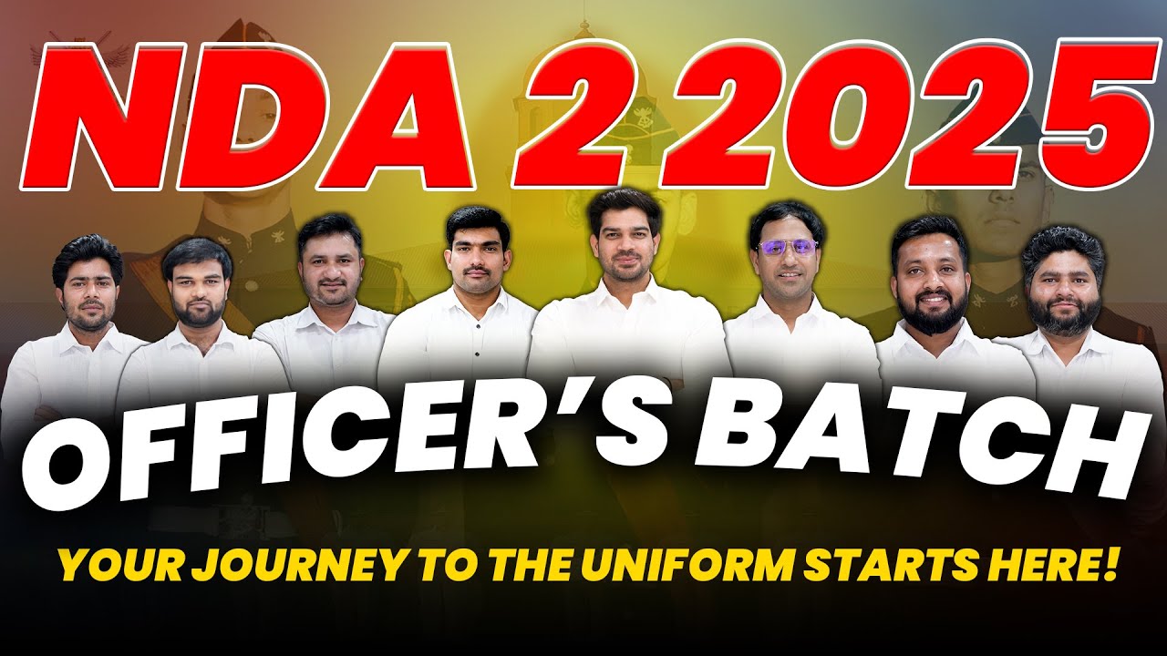 Launching NDA 2 Officers Online Batch 2025 For NDA 2 2025 | Best NDA 2 2025 Online Course |Nda Batch