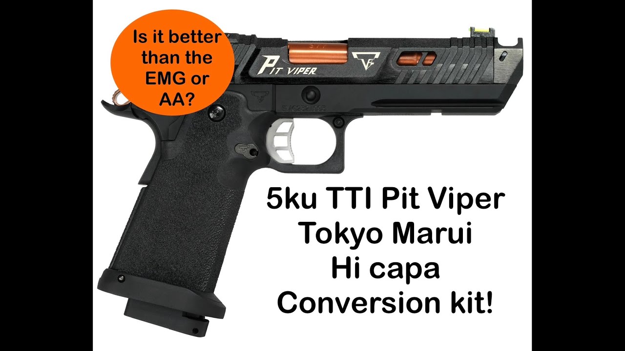 5ku TTI Pit Viper hi capa комплект для переоборудования! Давайте соберём его! Лучше, чем EMG? #ст...