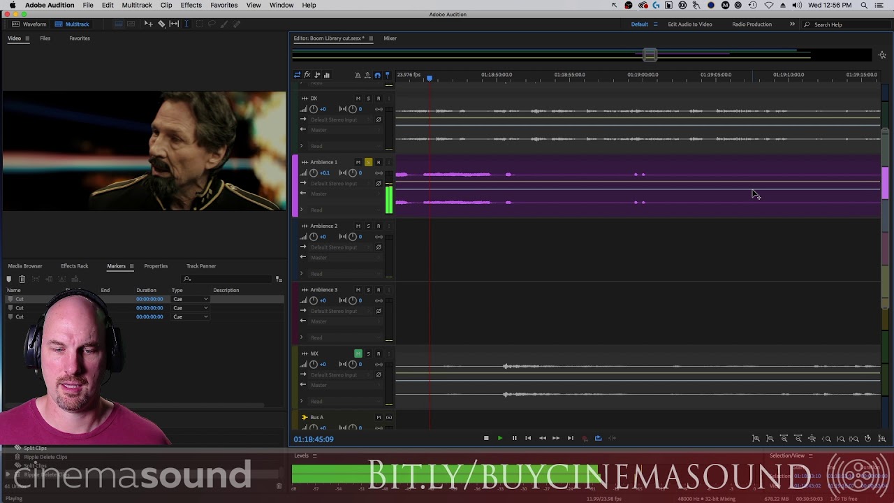 DIY Sound Effects Ambiences w Boom European Room and Urban USA