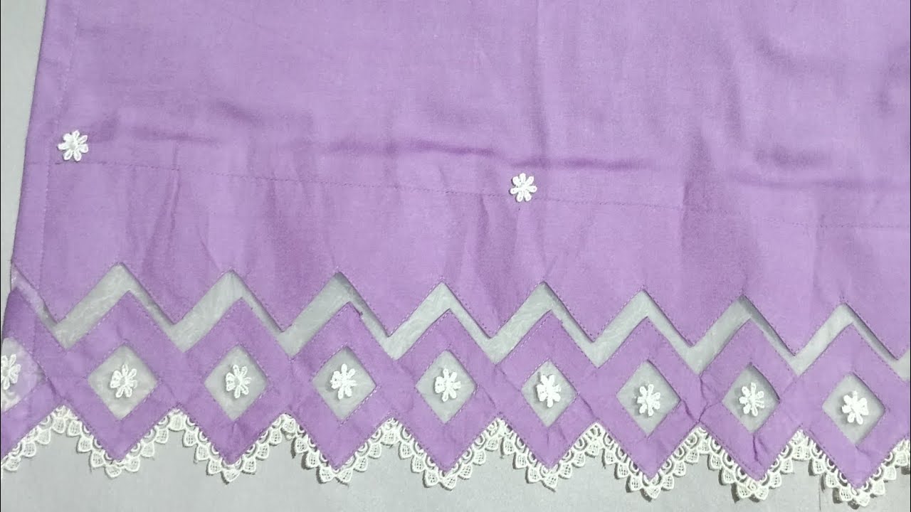 Dama Design cutting and stitching ||New Sleeve Daman Design ||With Cutwork Daman Design 