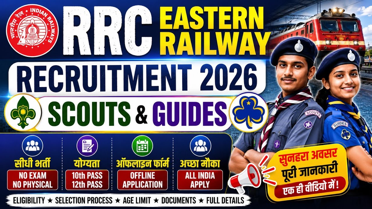 Eastern Railway Scouts & Guides Recruitment 2026 | Group C & Group D Vacancy | Full Details