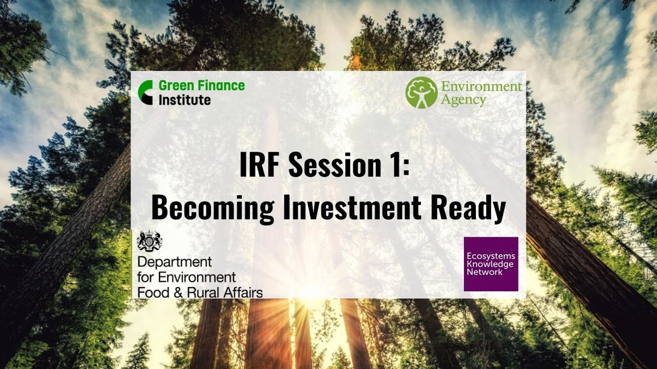 IRF Session 1: Becoming Investment Ready: An Introduction to the IRF