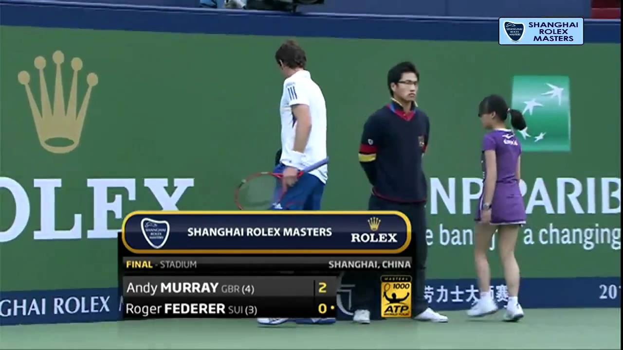 Shanghai Rolex Masters 2010 Final Federer vs Murray (HD 720p)