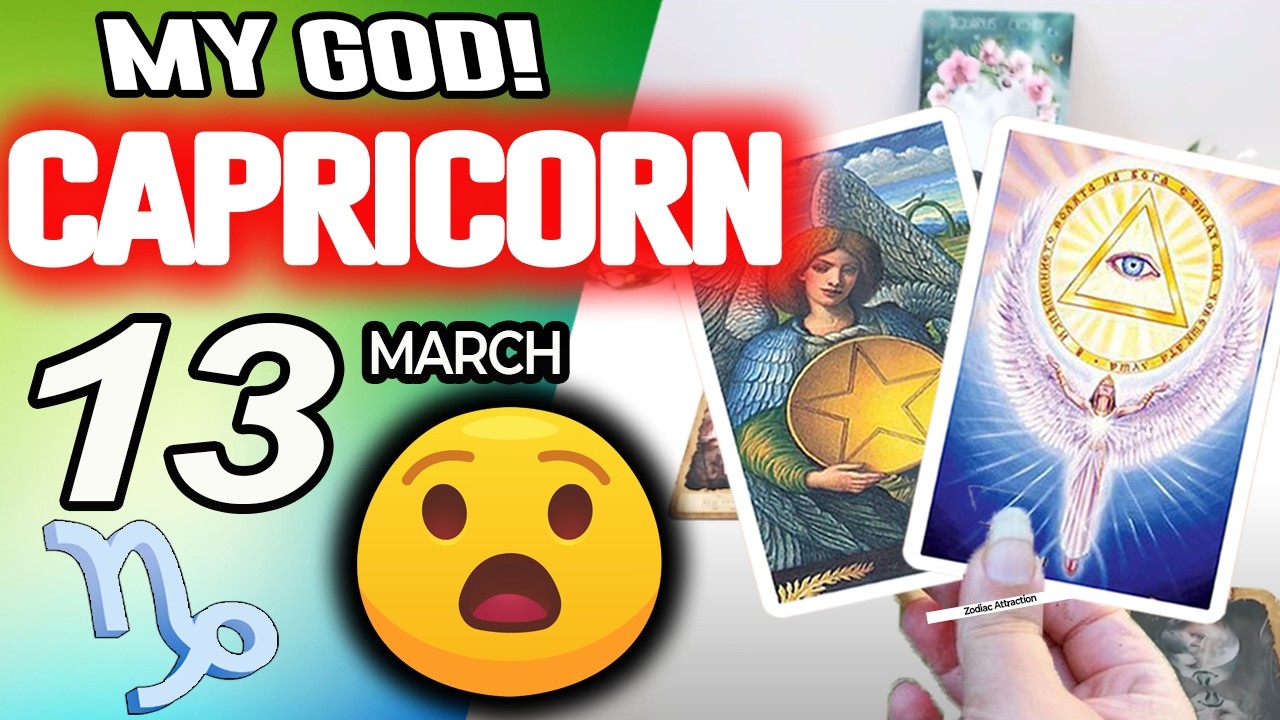 Capricorn ♑️MY GOD❗️😇YOU ARE GOING TO LIVE A BRUTAL MIRACLE🍀💸 horoscope for today MARCH 13 2026 ♑️