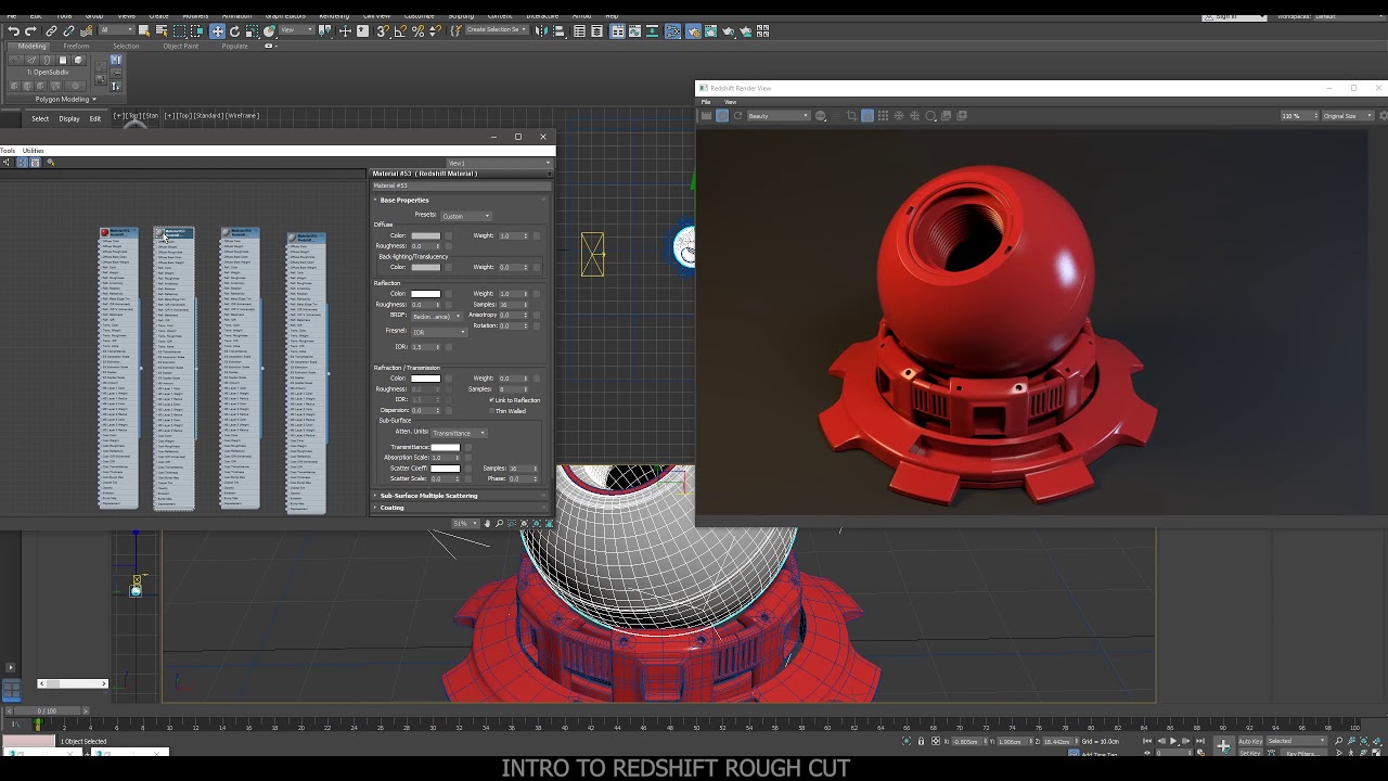 REDSHIFT FOR 3ds MAX BASICS TUTORIAL (ROUGH CUT)